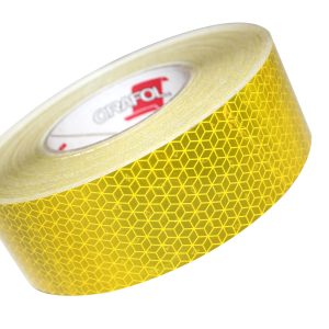 50mm X 50m Yellow Vehicle Conspicuity Tape