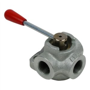 12101901001-three-way-hydraulic-diverter valve-steel-1-400-bar
