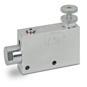 VPR3 1/2 | V1070 3 way flow control valve, VPR3 , 80 L/min, G 1/2