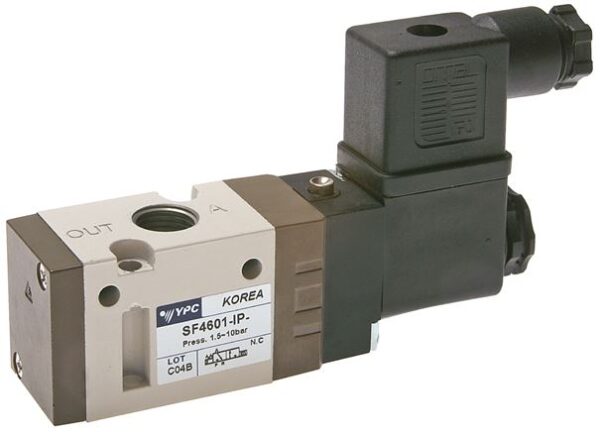 3/2-way solenoid valve, G 1/4", open (NO), 24 V AC